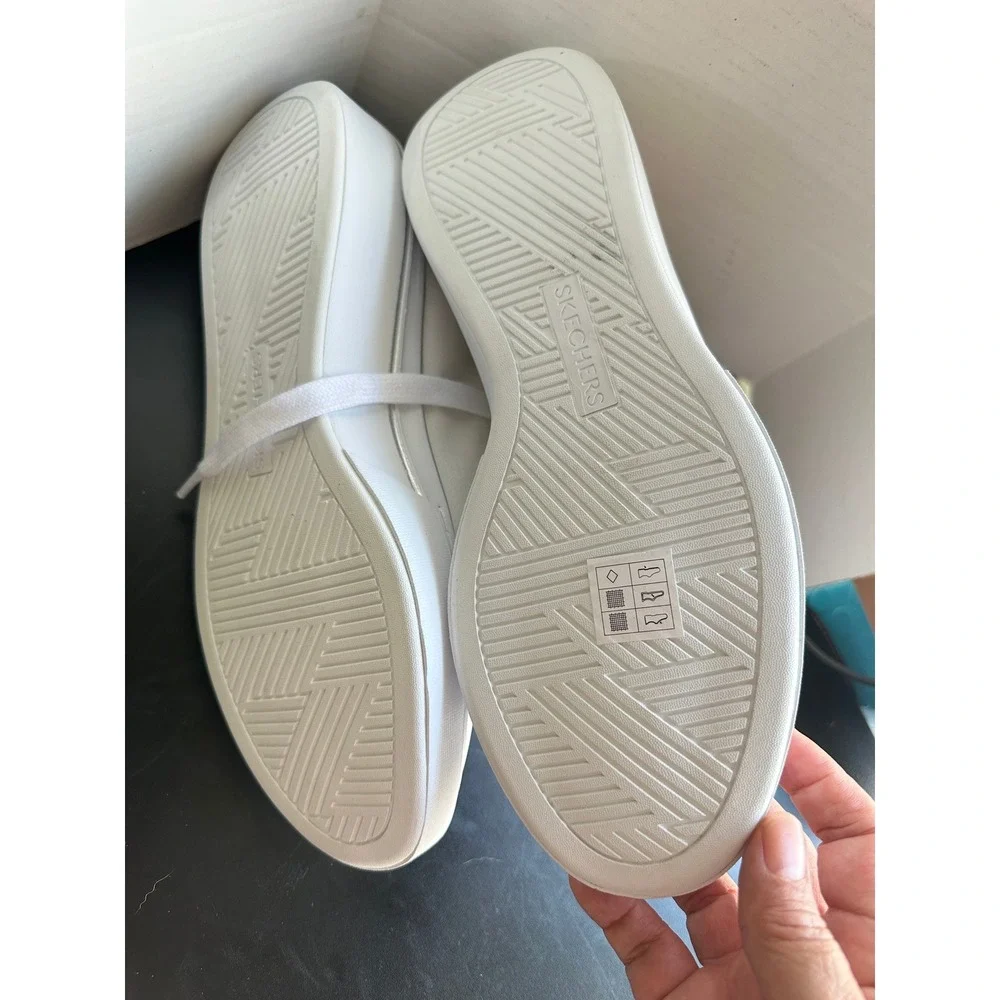 Skechers x James Goldcrown Women's Cordova Classic - Chic Love White Sneakers 10